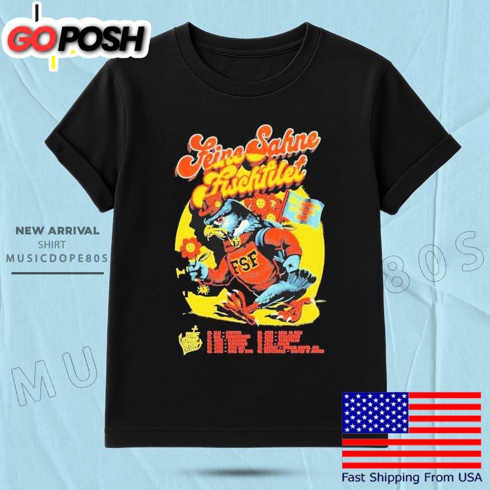 Feine Sahne Fischfilet 2025 Tour T Shirt