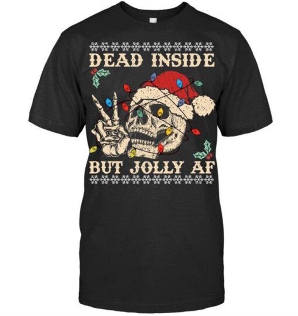 Festive Sarcastic Snarky Skeleton Ugly Christmas Sweater Sweatshirt