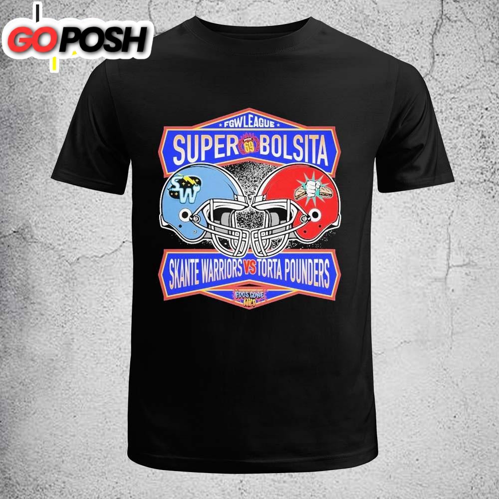 Fgw League Super Bolsita Skante Warriors And Torta Pounders Unisex T-Shirt