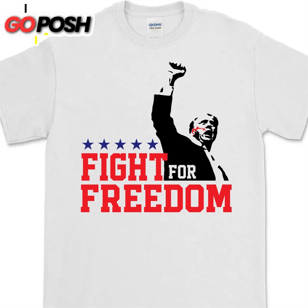 Fight For Freedom Trump Fight 2024 Shirt Pennsylvania Rally Shirt Bright