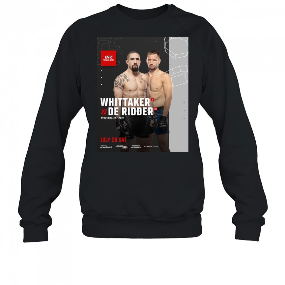 fight-night-whittaker-vs-de-ridder-middleweight-bout-july-26-2025-saturday-poste-7usx0is7 Fight Night Whittaker Vs De Ridder Middleweight Bout July 26 2025 Saturday Poster t-shirt