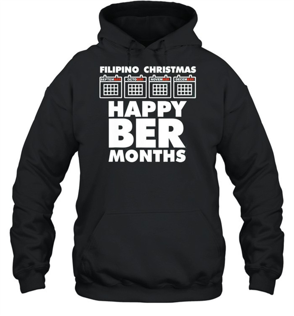 Filipino Christmas Happy Beer Months shirt