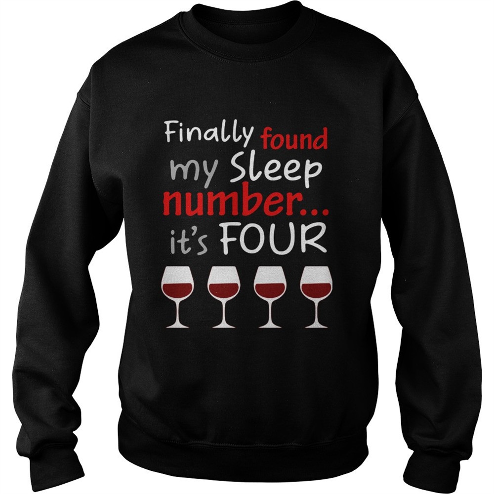 Finally found my sleep number its four christmas shirt