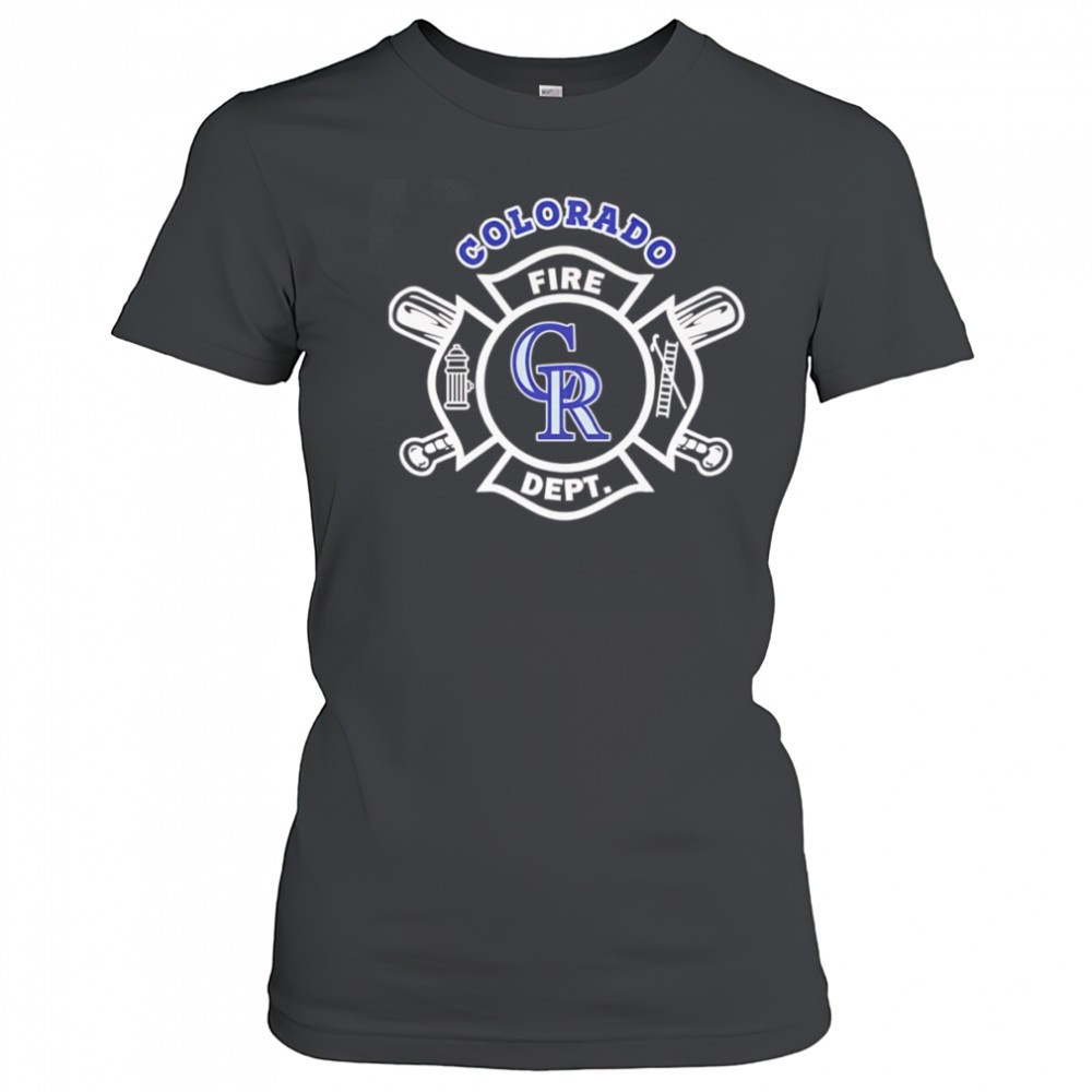 fire-dept-colorado-rockies-baseball-shirt-ouo27knj Fire dept Colorado Rockies baseball shirt
