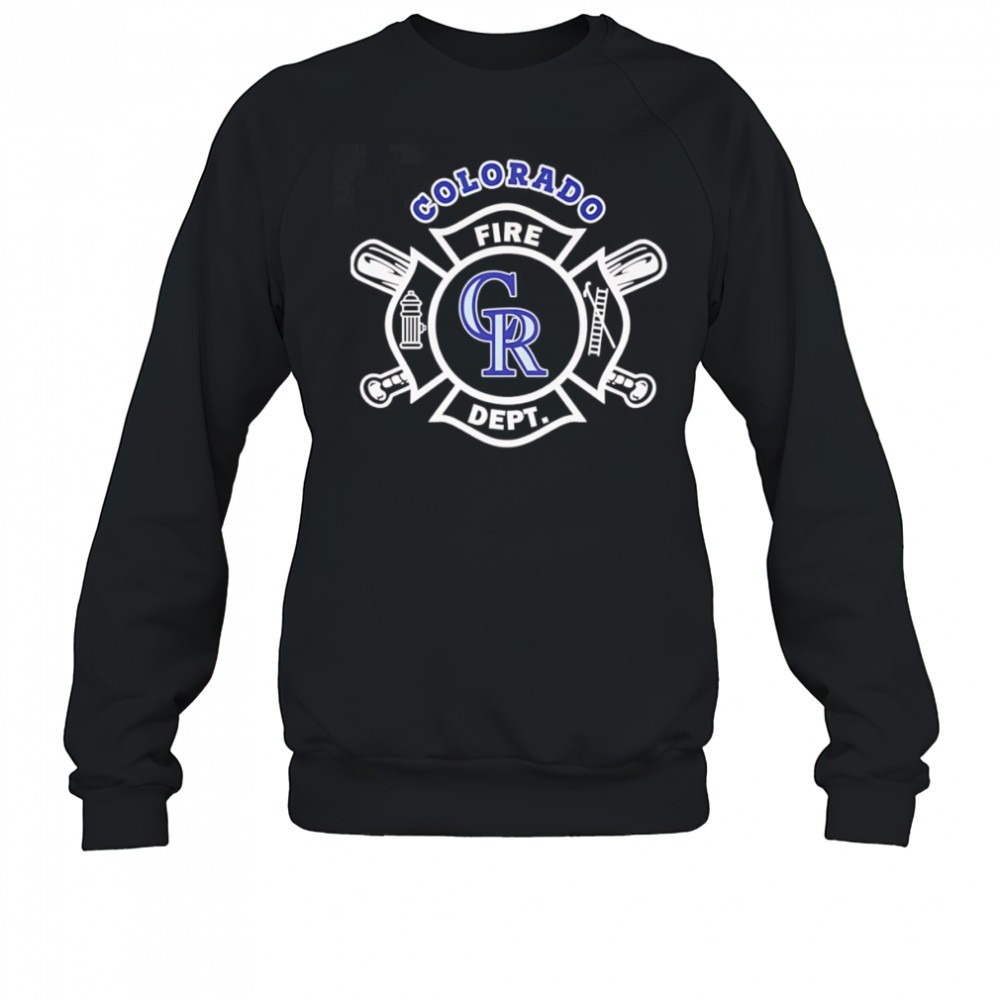 fire-dept-colorado-rockies-baseball-shirt-ouo27knj Fire dept Colorado Rockies baseball shirt