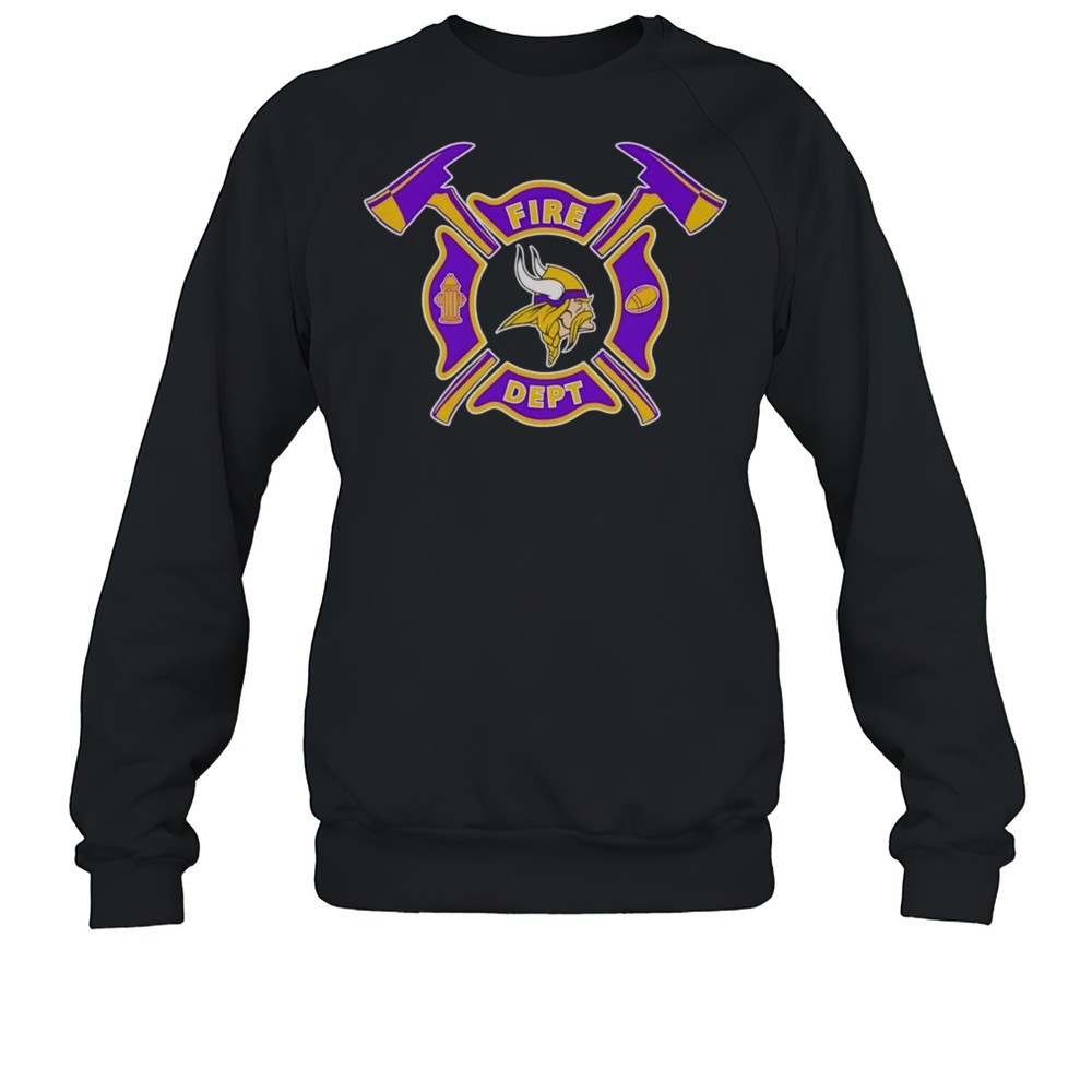 Fire Dept Minnesota Vikings Football Shirt