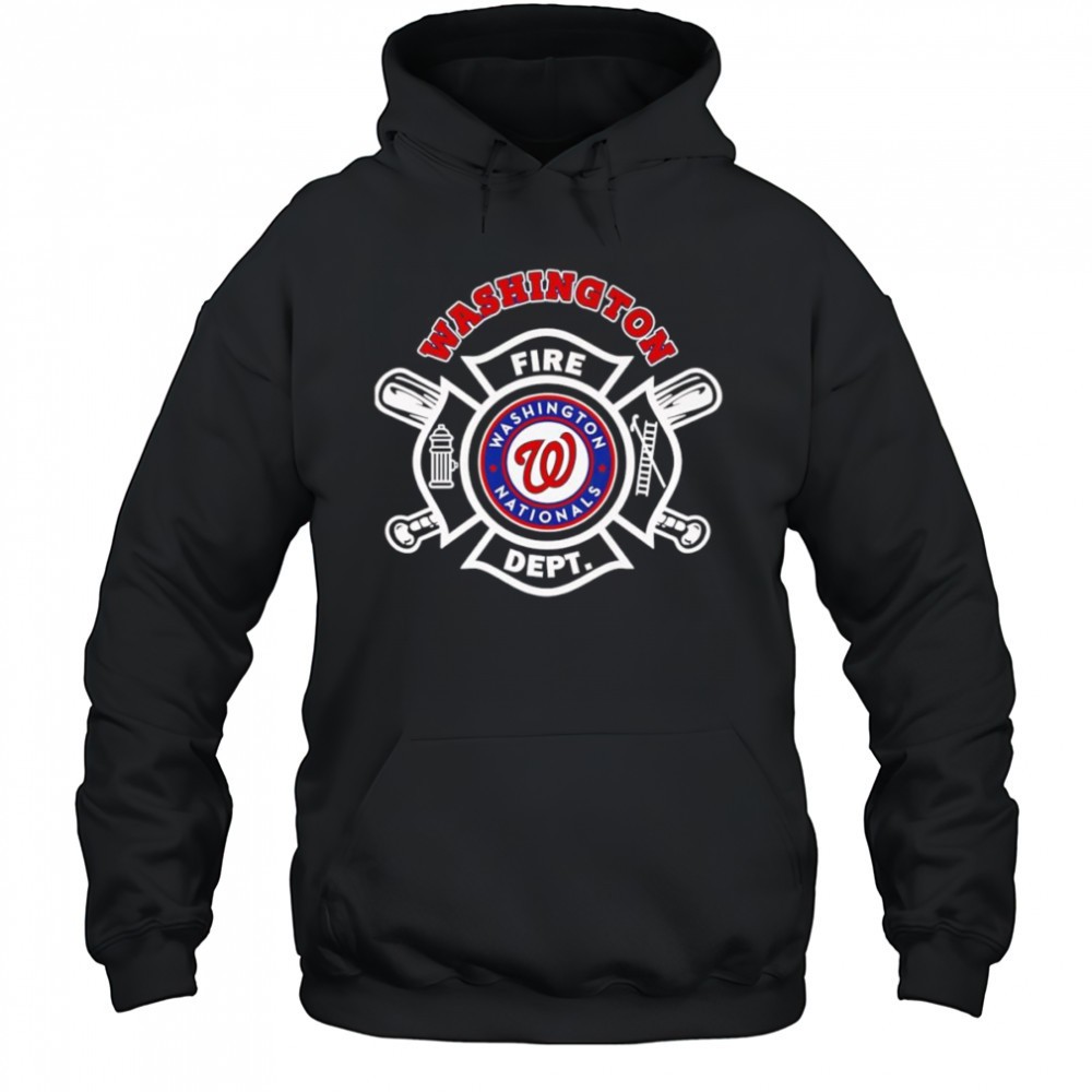 Fire dept Washington Nationals baseball shirt