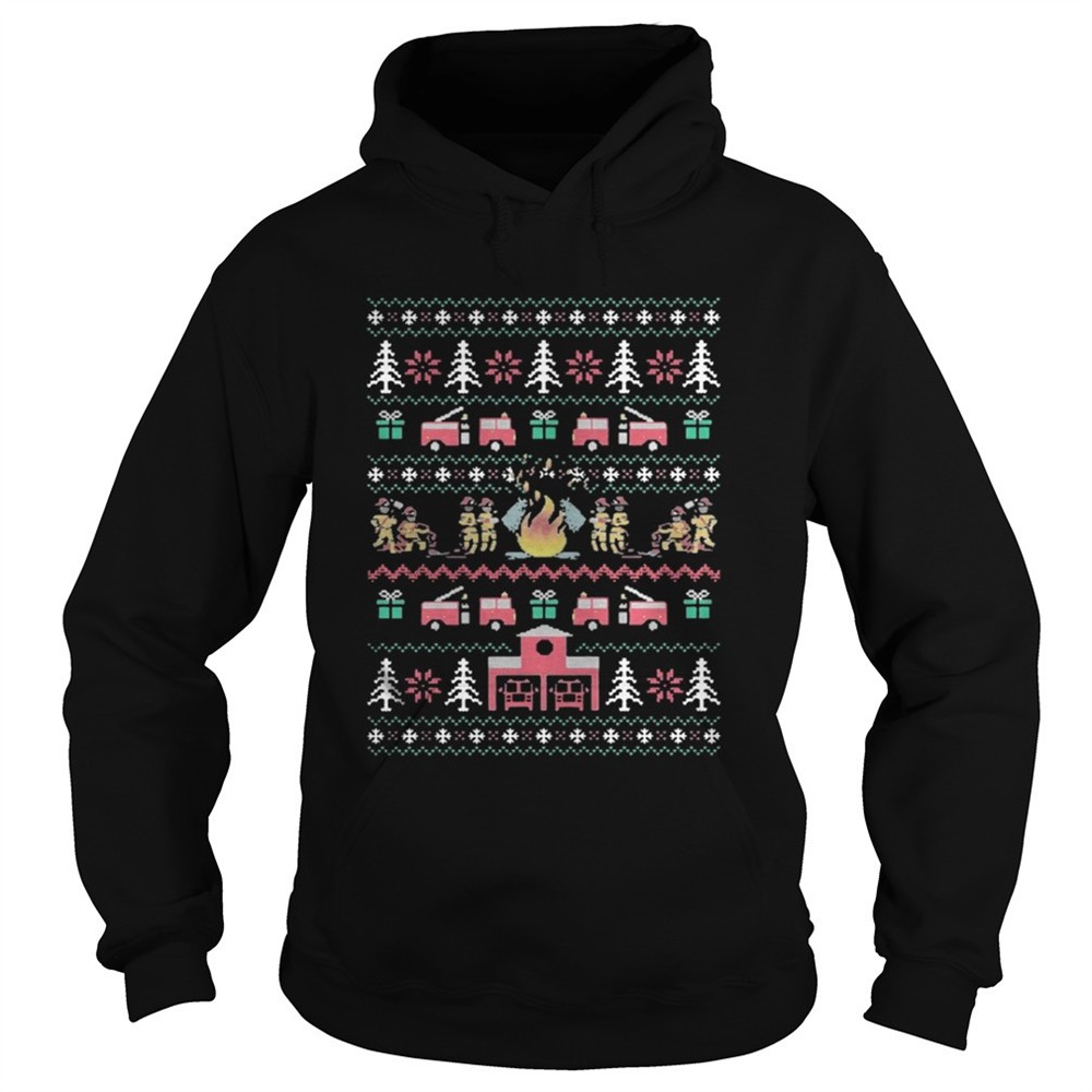 Firefighter Christmas sweat shirt