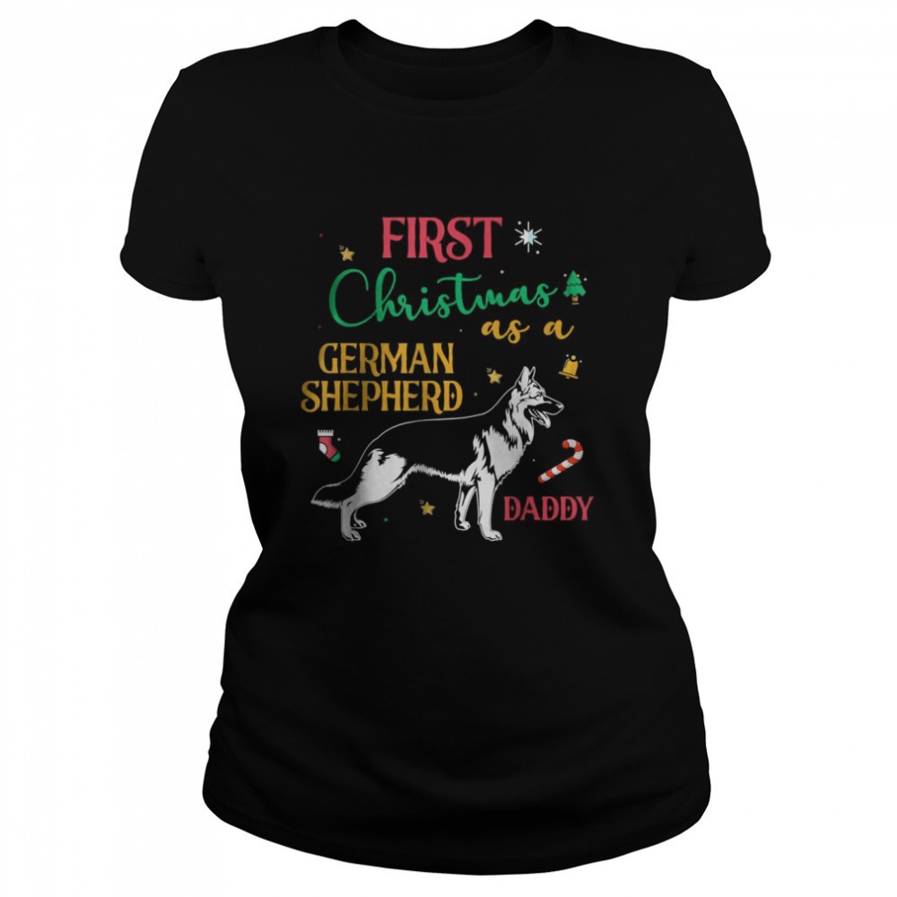 first-christmas-as-a-german-shepherd-daddy-dog-t-shirt-dywl5dqq First christmas as a german shepherd daddy dog T-Shirt