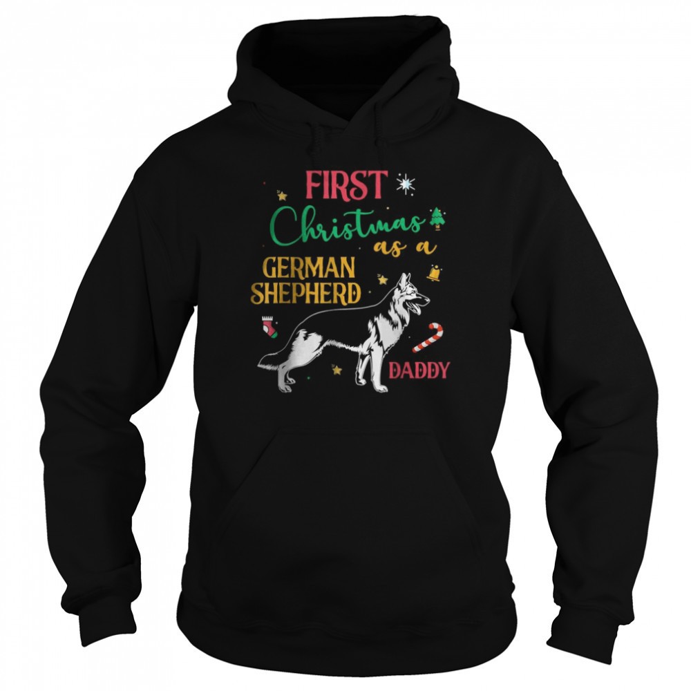 First christmas as a german shepherd daddy dog T-Shirt