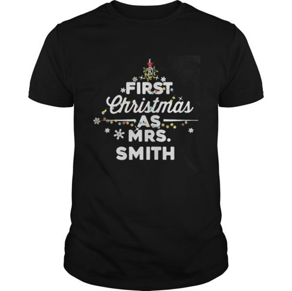 first-christmas-light-as-mrs-smith-shirt-9p7suyj7 First Christmas light as Mrs Smith shirt
