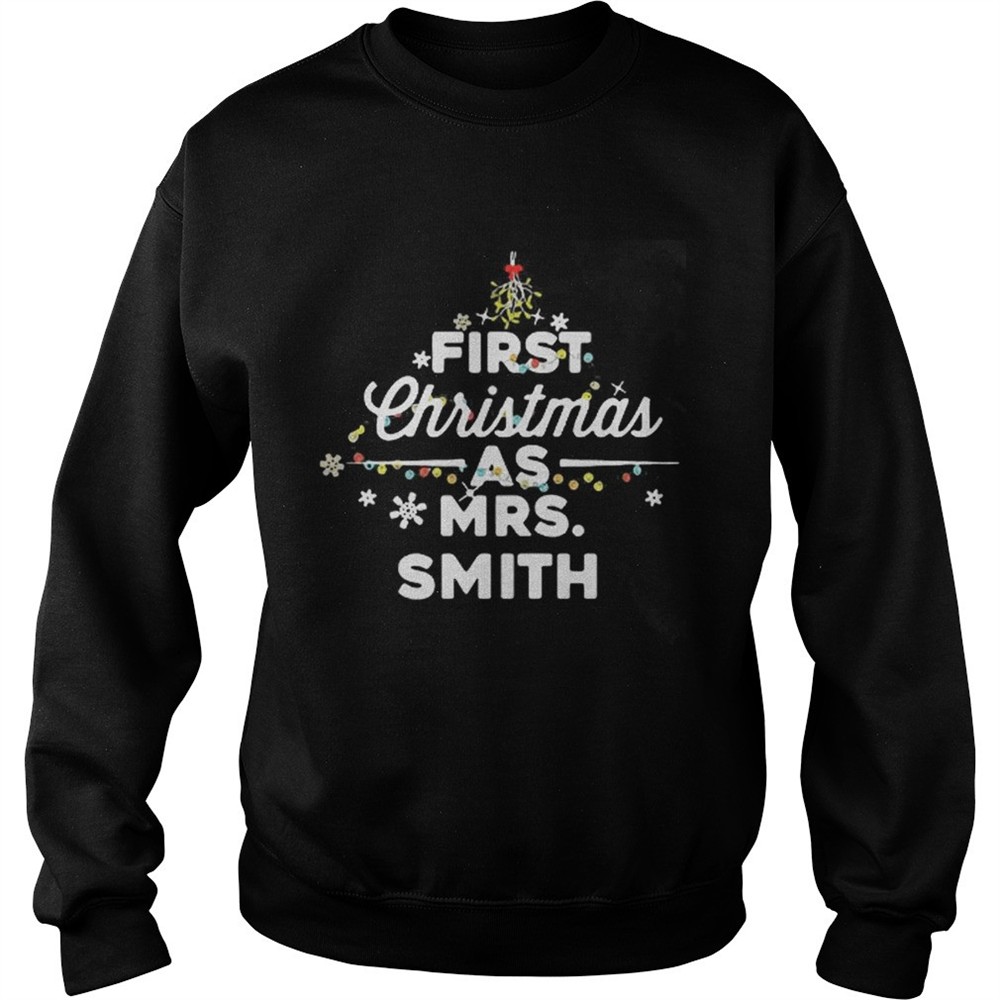 first-christmas-light-as-mrs-smith-shirt-9p7suyj7 First Christmas light as Mrs Smith shirt