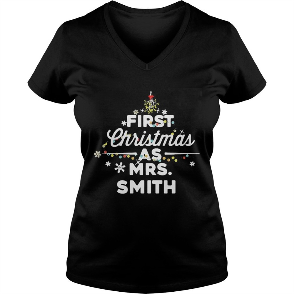 first-christmas-light-as-mrs-smith-shirt-9p7suyj7 First Christmas light as Mrs Smith shirt