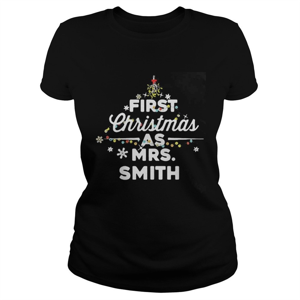 First Christmas light as Mrs Smith shirt