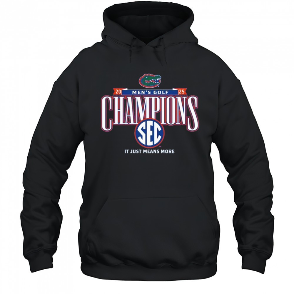 Florida Gators 2025 SEC Mens Golf Champions Shirt