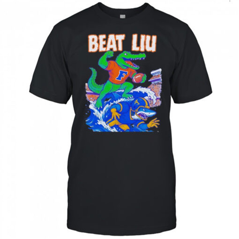 Florida Gators beat LIU Sharks football shirt