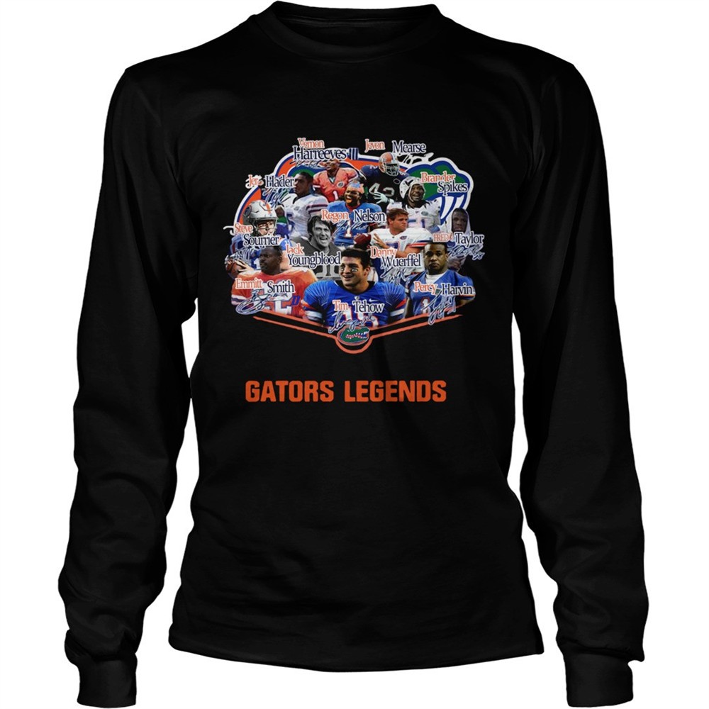 florida-gators-football-steve-spurrier-joe-haden-jevon-kearse-legends-signatures-8knzr0pi Florida Gators football Steve Spurrier Joe Haden Jevon Kearse Legends Signatures shirt