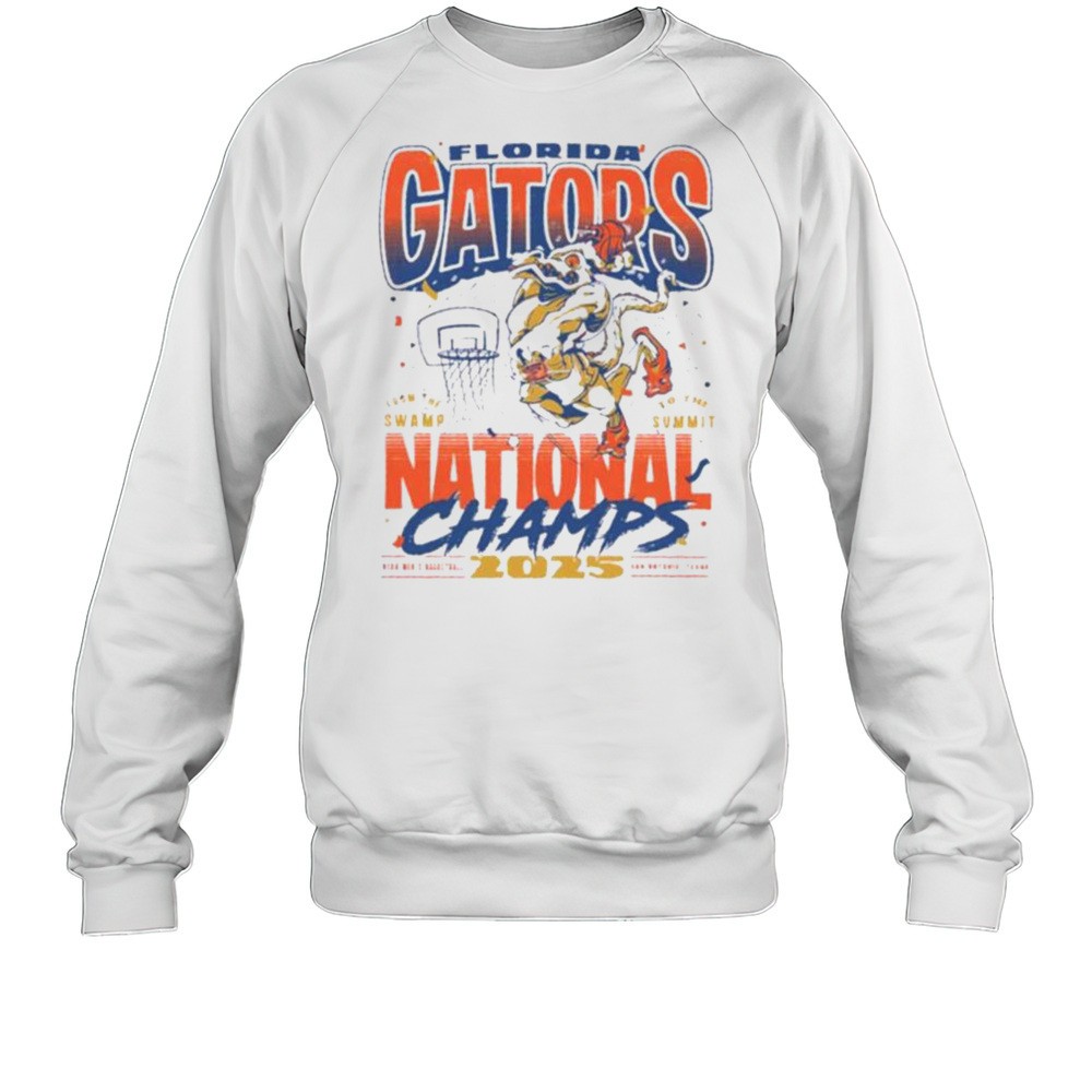 Florida Gators From The Swamp To The Summit National Champs 2025 Shirt