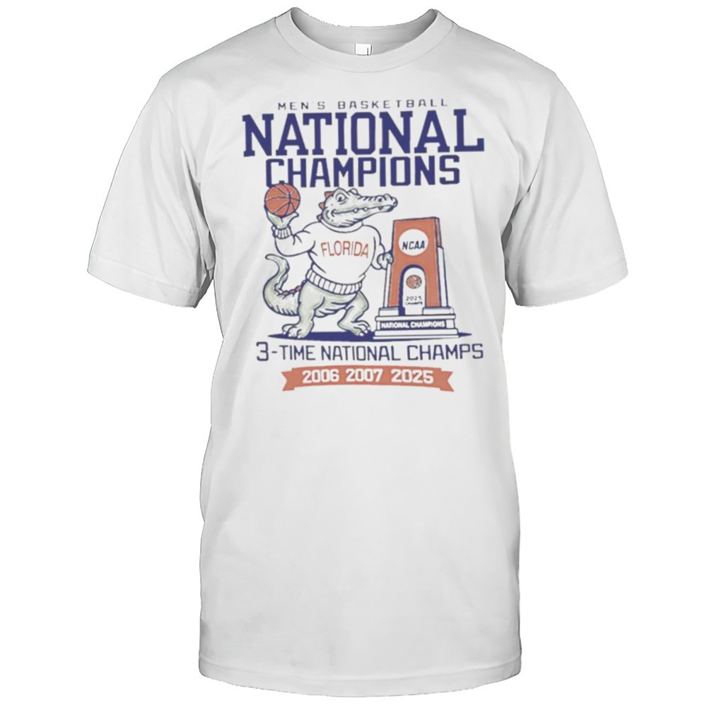florida-gators-three-time-ncaa-mens-basketball-national-champions-shirt-gu46f495 Florida Gators Three Time NCAA Mens Basketball National Champions Shirt