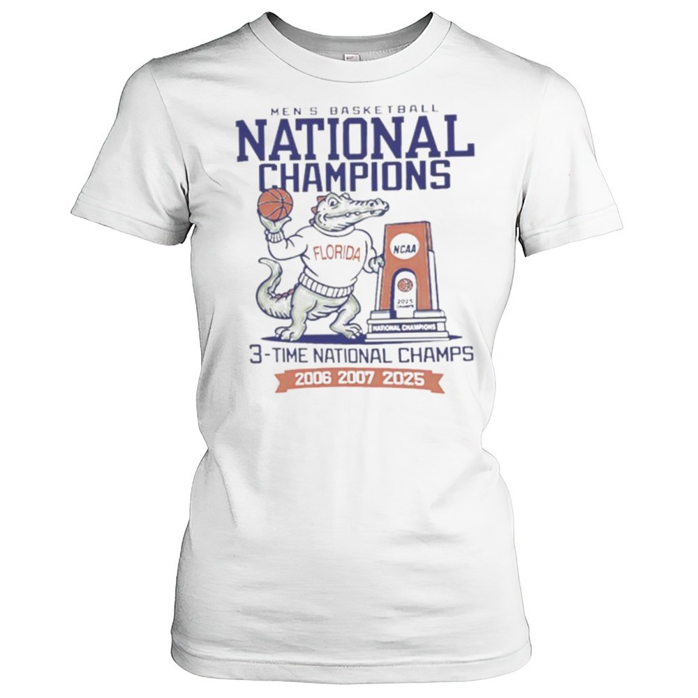 florida-gators-three-time-ncaa-mens-basketball-national-champions-shirt-gu46f495 Florida Gators Three Time NCAA Mens Basketball National Champions Shirt