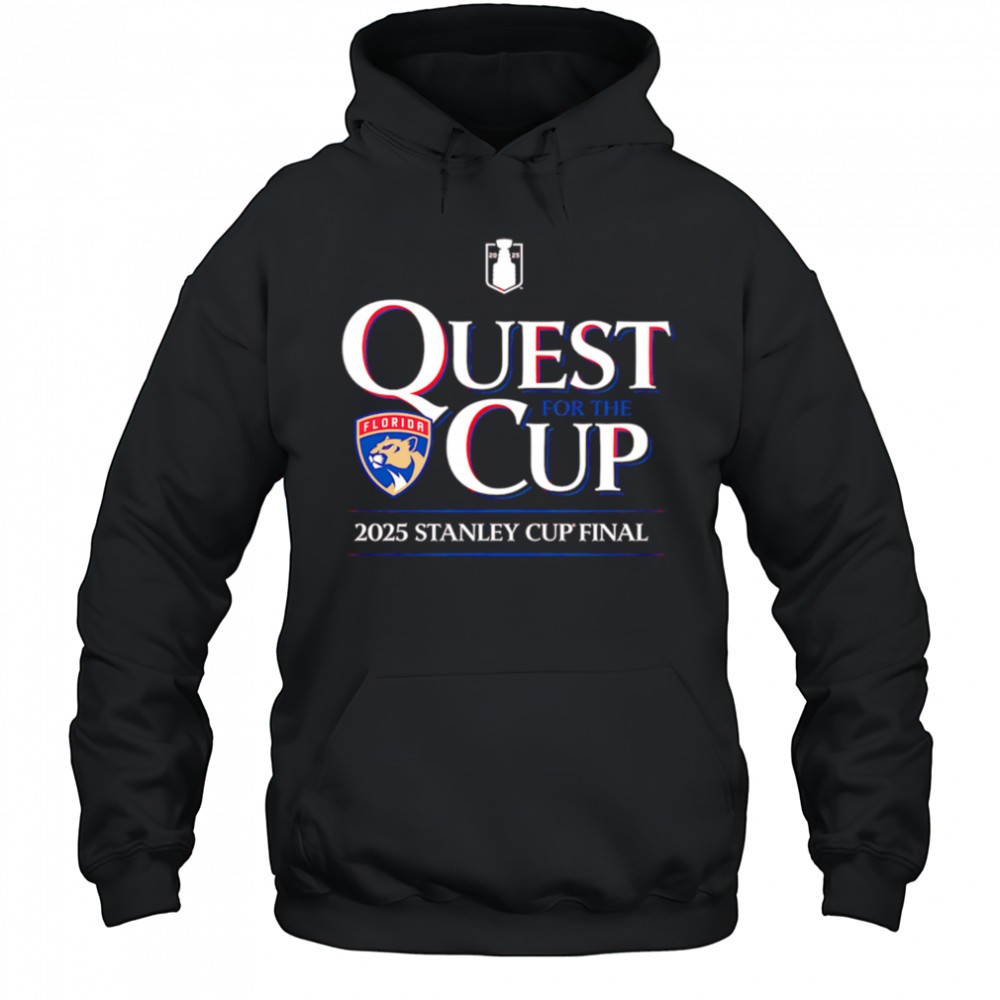Florida Panthers 2025 Stanley Cup Final Quest for the Cup shirt
