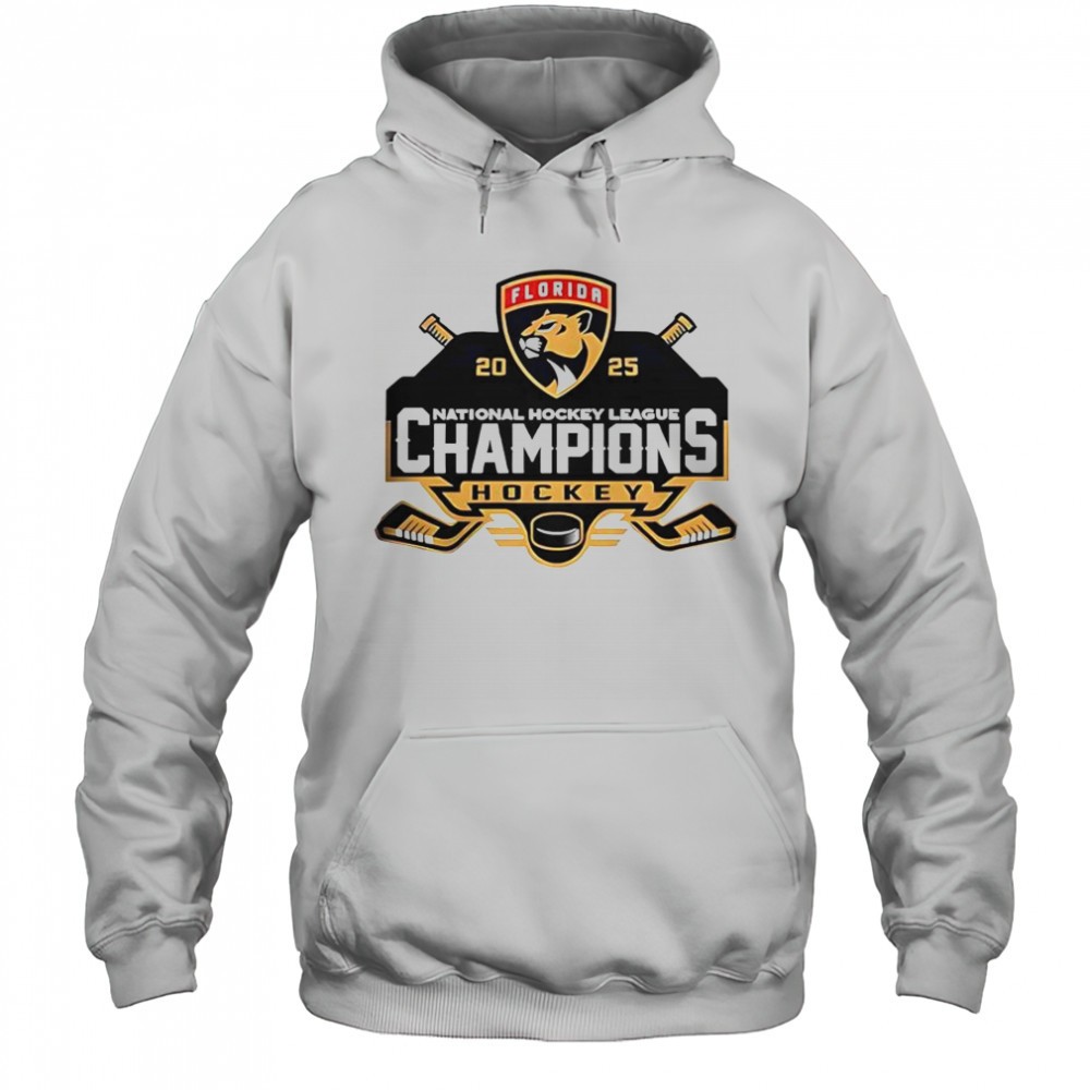 Florida Panthers Back To Back NHL Stanley Cup Champions Hockey T-Shirt