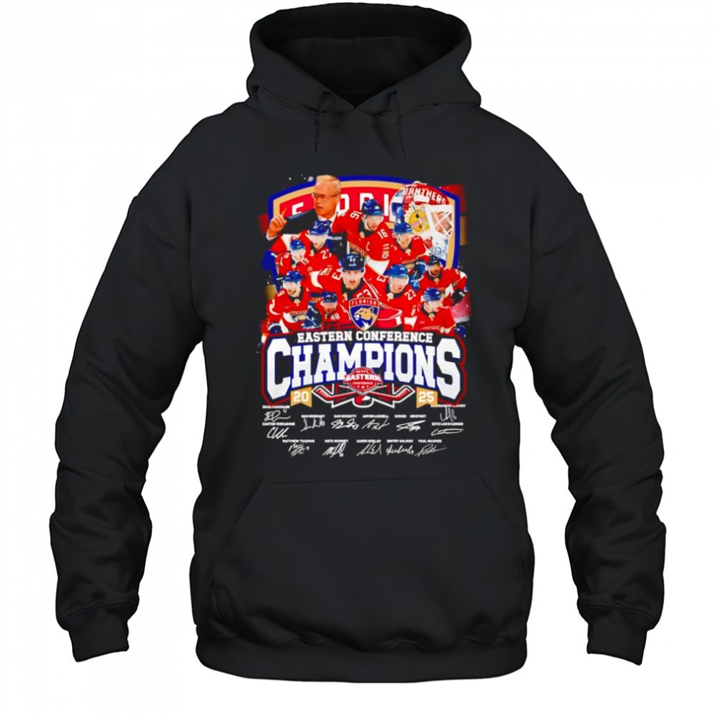 Florida Panthers Eastern Conference Champions 2025 signature shirt
