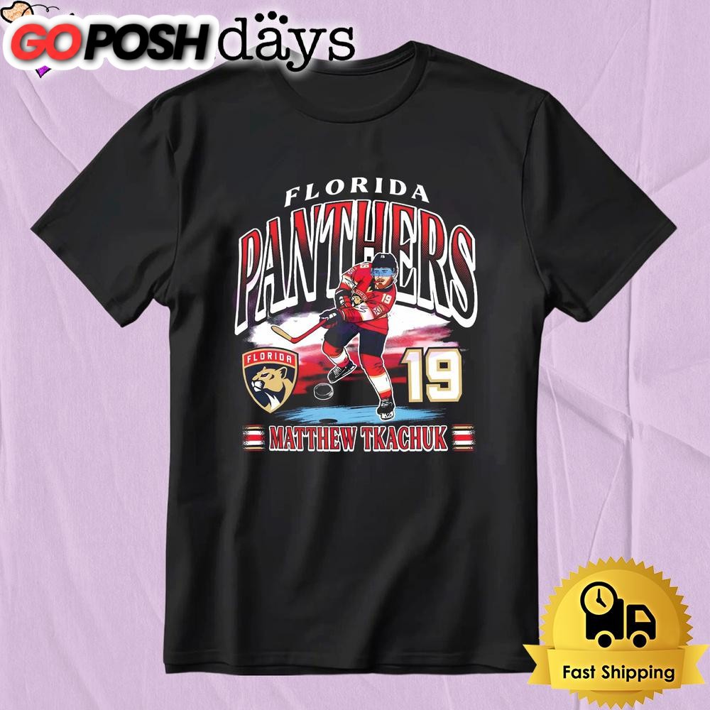 Florida Panthers Number 19 Matthew Tkachuk Hockey Player T Shirt