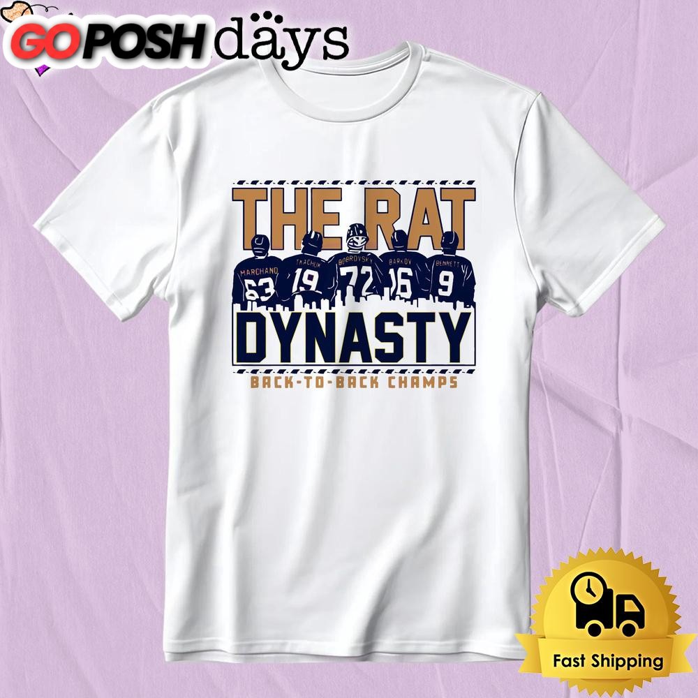 Florida Panthers The Rat Dynasty 2025 Back To Back Champs T-Shirt