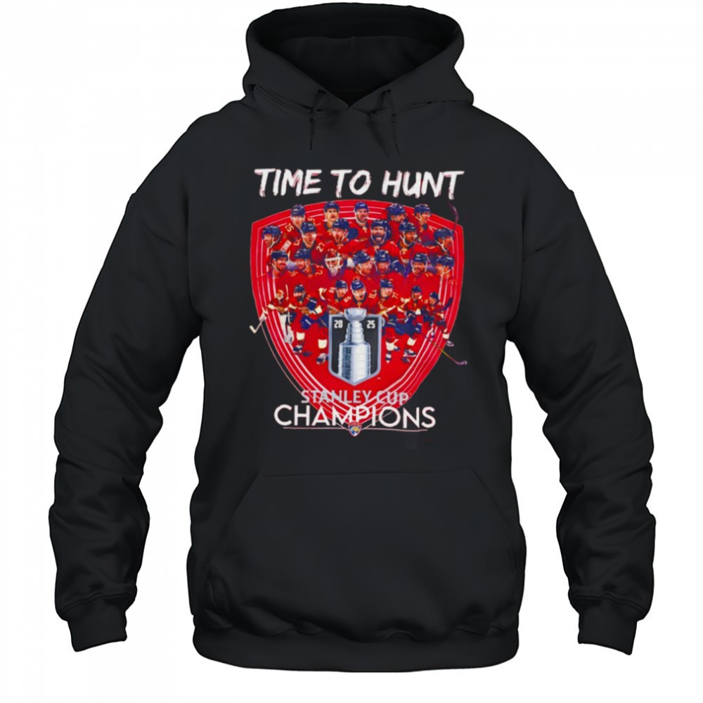 Florida Panthers time to hunt Stanley Cup Playoffs NHL Nike 2025 shirt