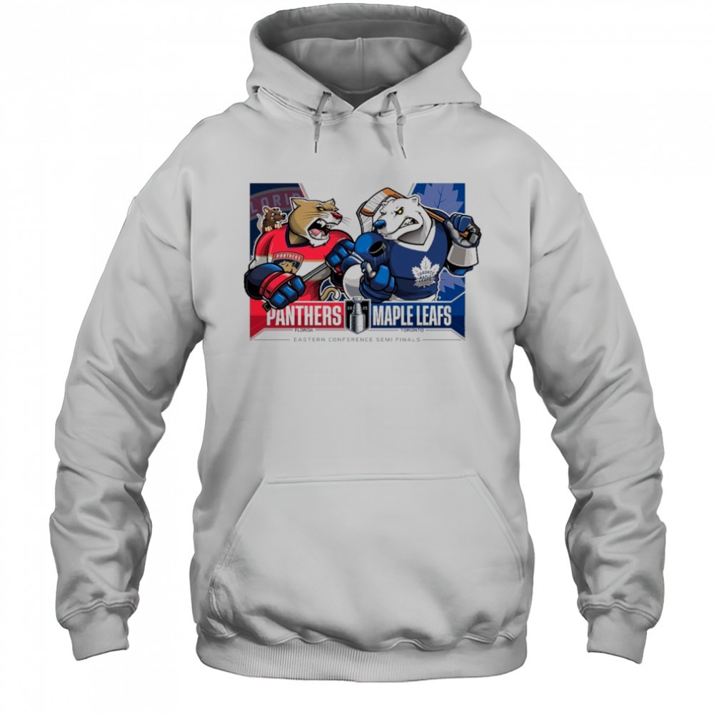 Florida Panthers Vs Toronto Maple Leafs 2025 2nd Round Matchups Eastern Conference Semi Finals Mascot t-shirt