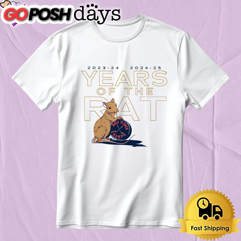 Florida Panthers Years Of The Rat Back To Back Champs T-Shirt