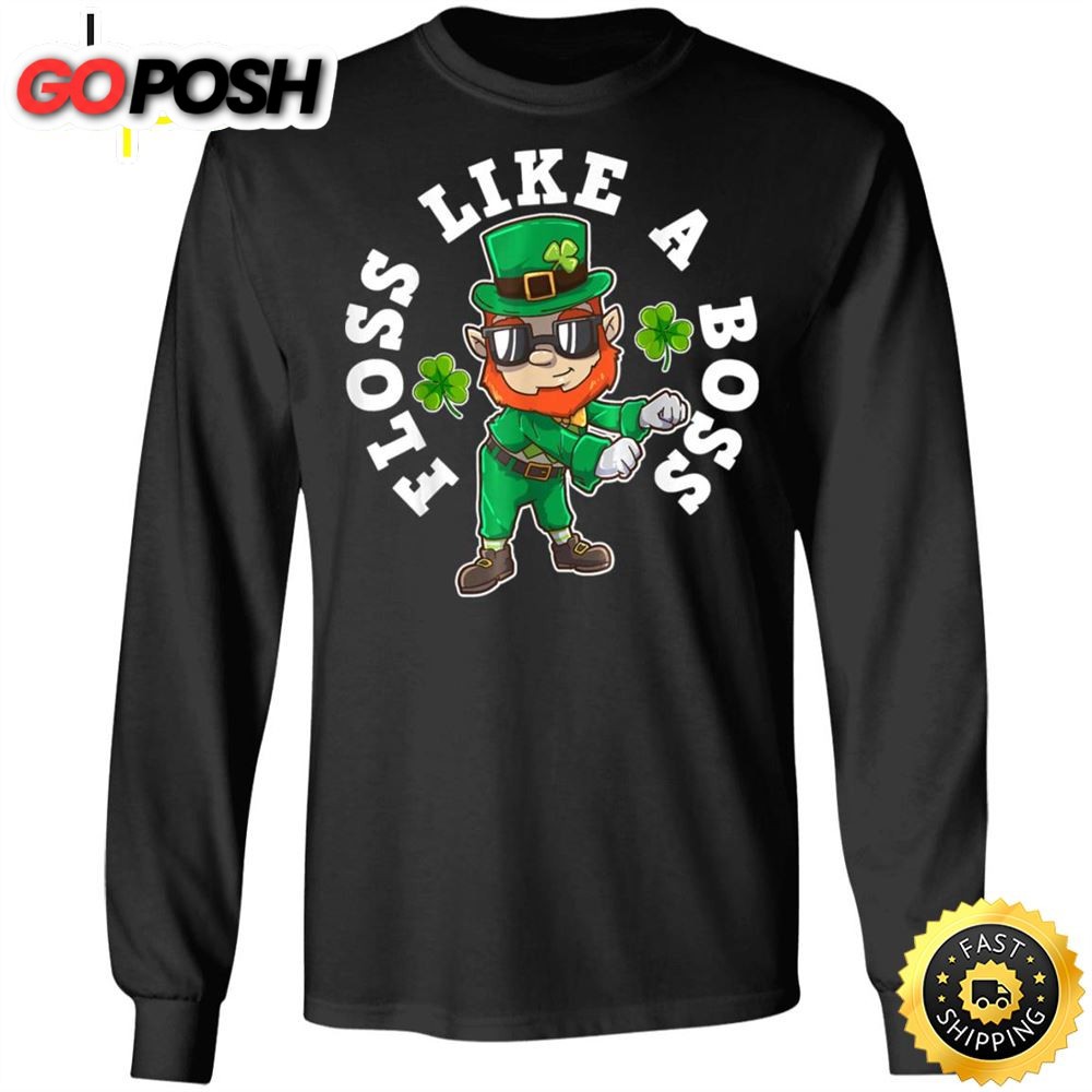 Flossing Leprechaun St. Patricks Day Irish Shamrock Happy St. Patricks Day Shirt
