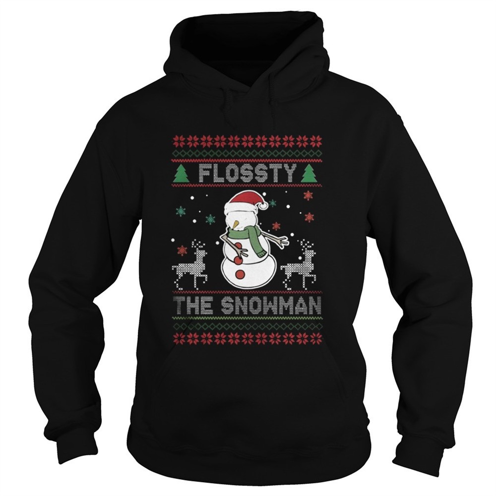 Flossty the Snowman Christmas shirt