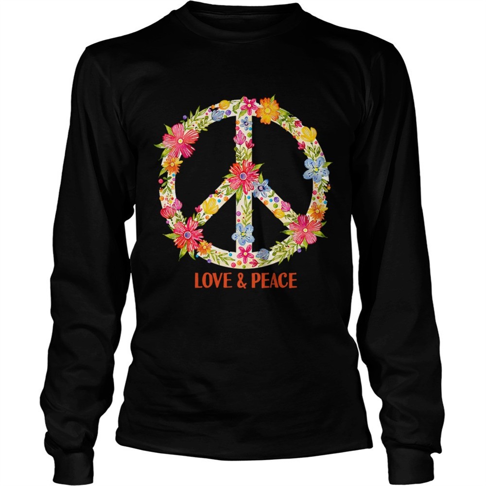 flower-pattern-peace-symbol-shirt-mziikmva Flower Pattern Peace Symbol Shirt
