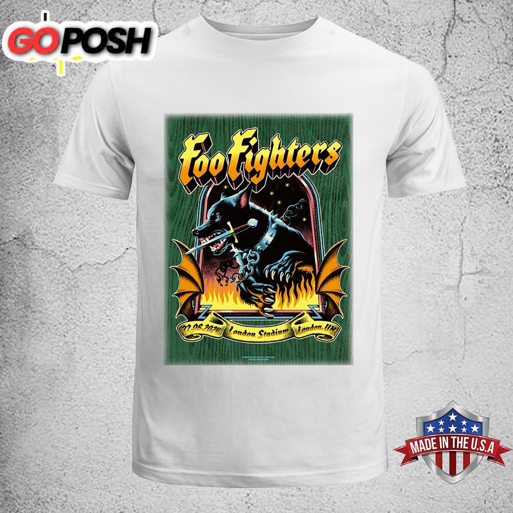 Foo Fighters 22.6 London UK MusicTour 2025 Unisex T-Shirt