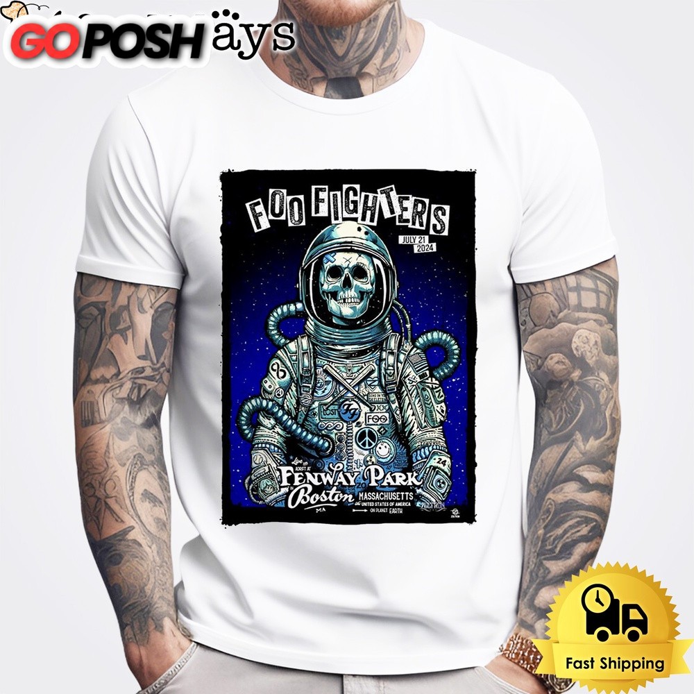 Foo Fighters At Fenway Park In Boston MA On July 21 2024 Unisex T-Shirt
