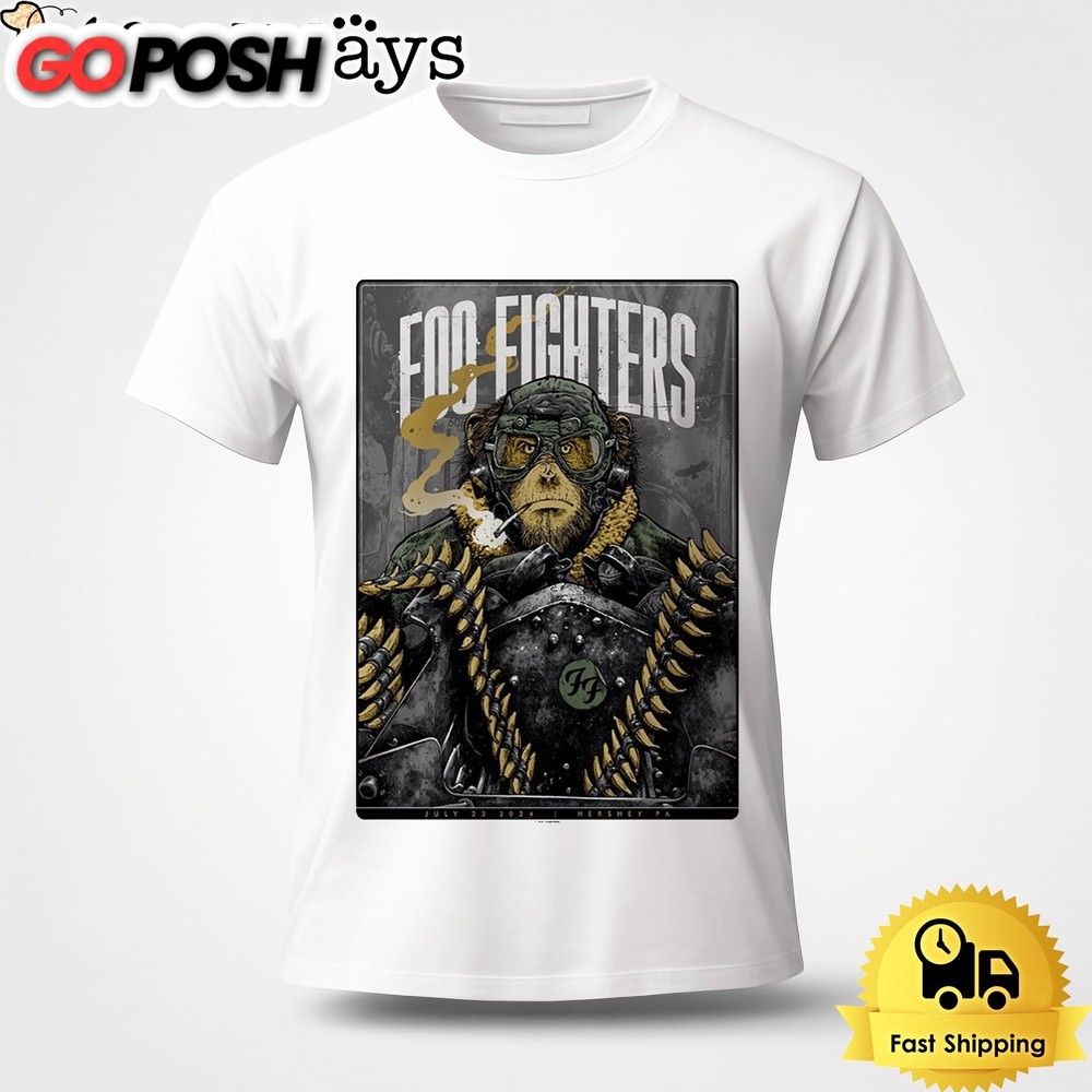 Foo Fighters Tour In Hershey PA On July 23 2024 Unisex T-Shirt