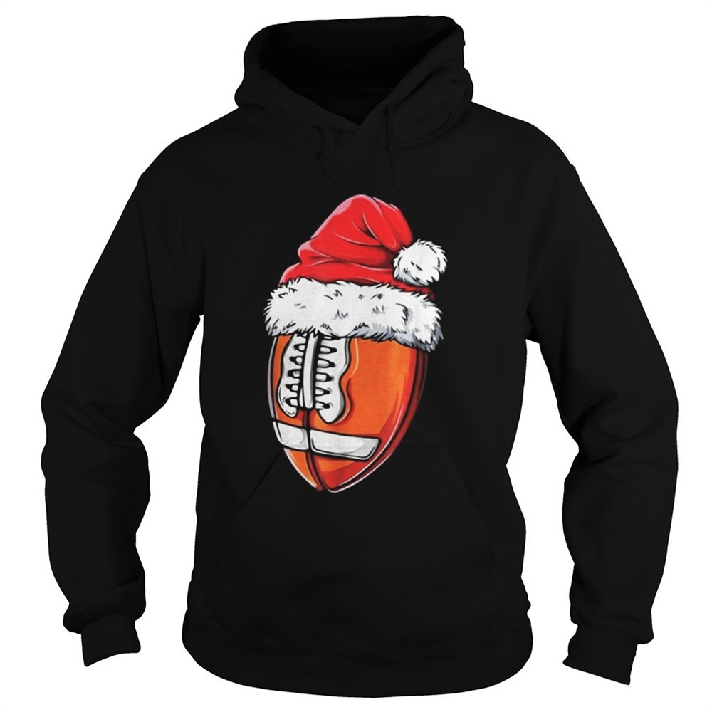Football Ball Santa Christmas Shirt