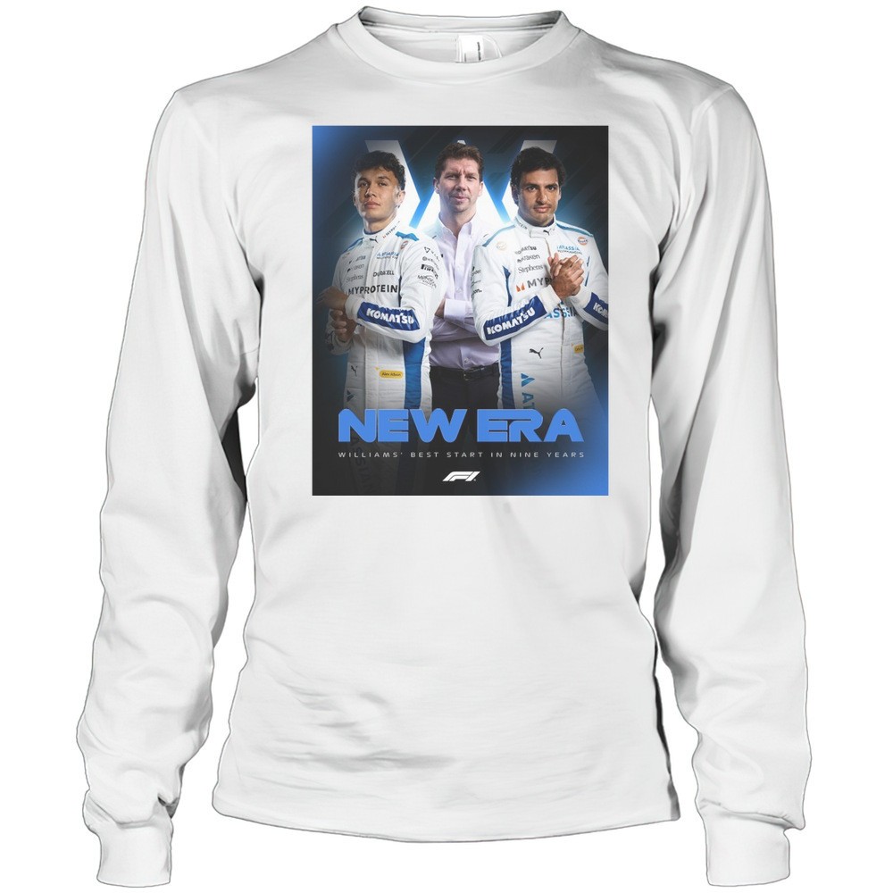 formula-1-saudi-arabian-grand-prix-new-era-williams-best-start-in-nine-years-pos-k0d5so2r Formula 1 Saudi Arabian Grand Prix New Era Williams Best Start In Nine Years Poster T-shirt