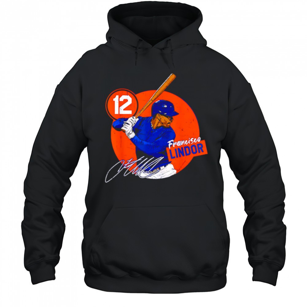 Francisco Lindor #12 New York Baseball MLB Player retro shirt