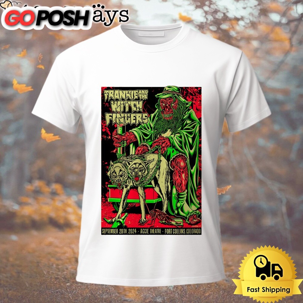Frankie and the Witch Fingers September 28 2024 Aggie Theatre In Ft Collins CO T Shirt