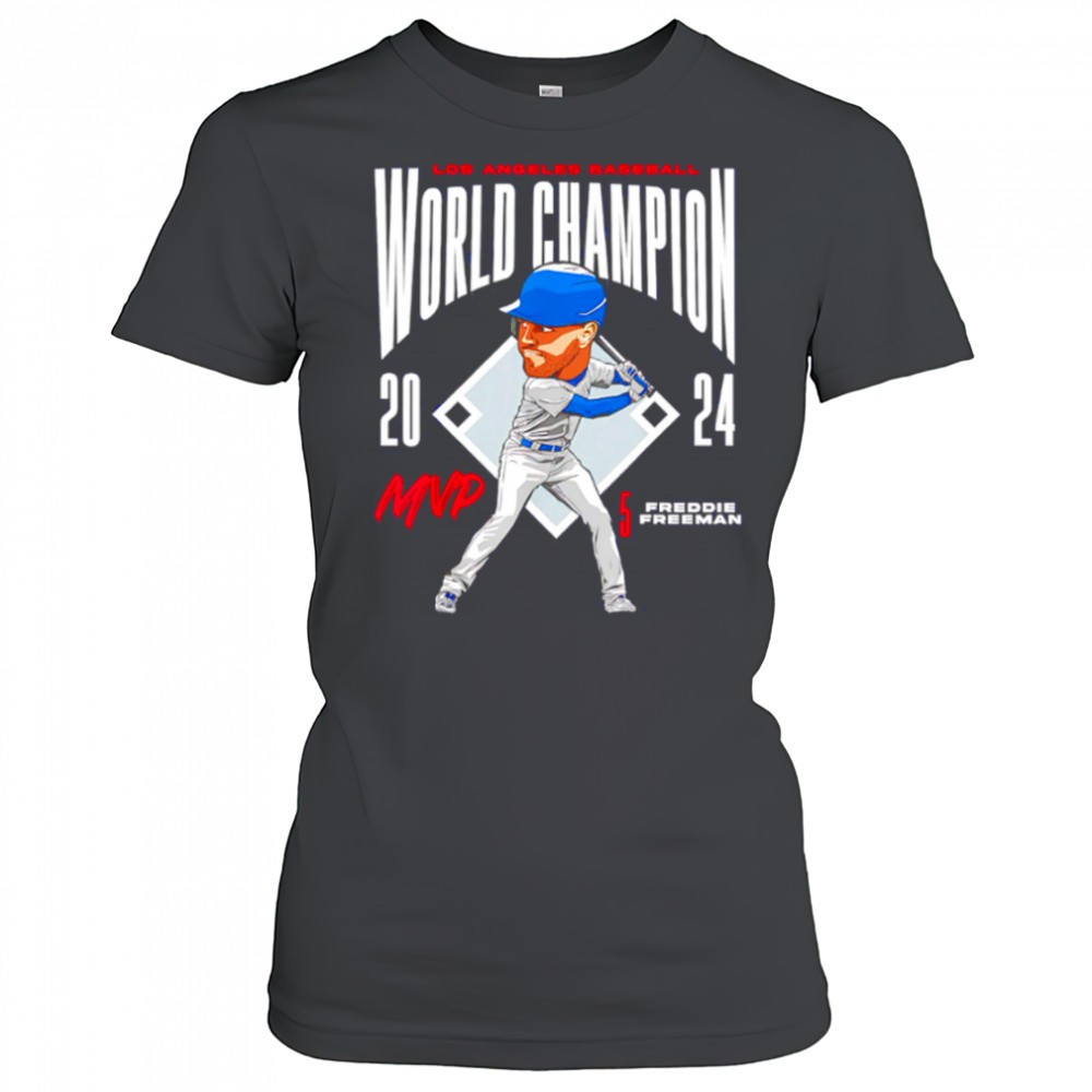 freddie-freeman-5-los-angeles-baseball-mvp-2024-cartoon-shirt-vjfs4606 Freddie Freeman #5 Los Angeles Baseball MVP 2024 cartoon shirt