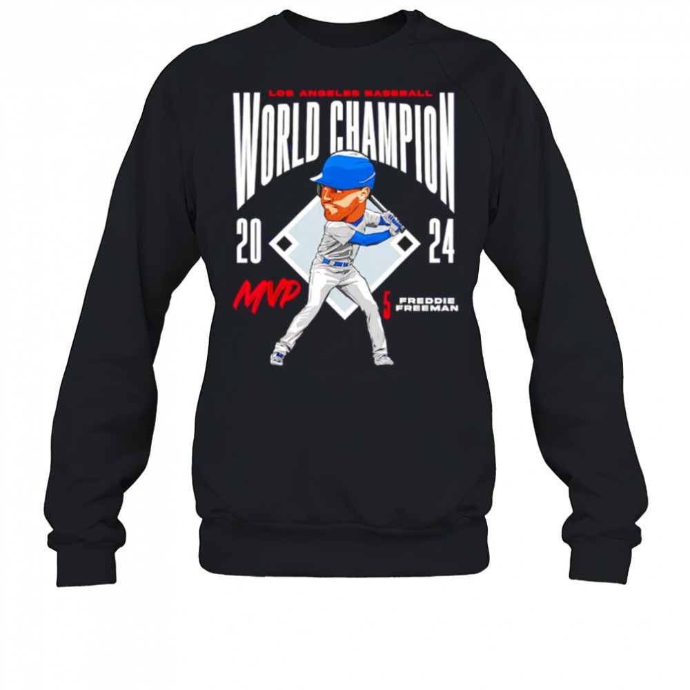 freddie-freeman-5-los-angeles-baseball-mvp-2024-cartoon-shirt-vjfs4606 Freddie Freeman #5 Los Angeles Baseball MVP 2024 cartoon shirt