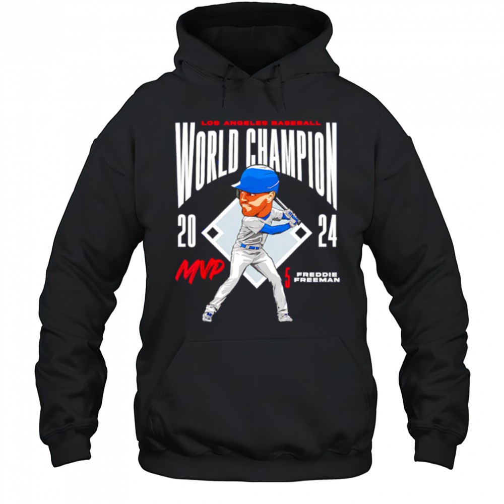 Freddie Freeman #5 Los Angeles Baseball MVP 2024 cartoon shirt