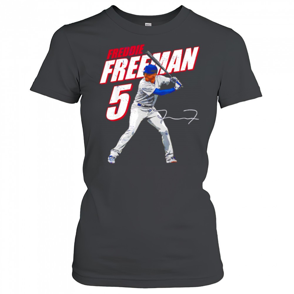 freddie-freeman-5-los-angeles-baseball-players-signature-shirt-z9l5518c Freddie Freeman #5 Los Angeles Baseball Players signature shirt