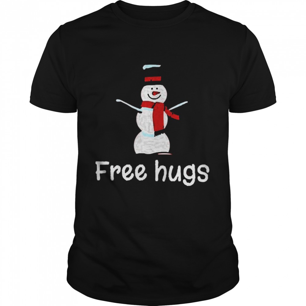 free-hugs-snowman-short-shirt-9dhpih4j Free Hugs Snowman Short Shirt
