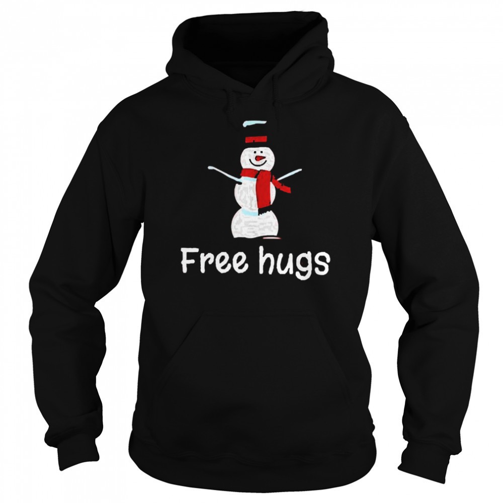 Free Hugs Snowman Short Shirt