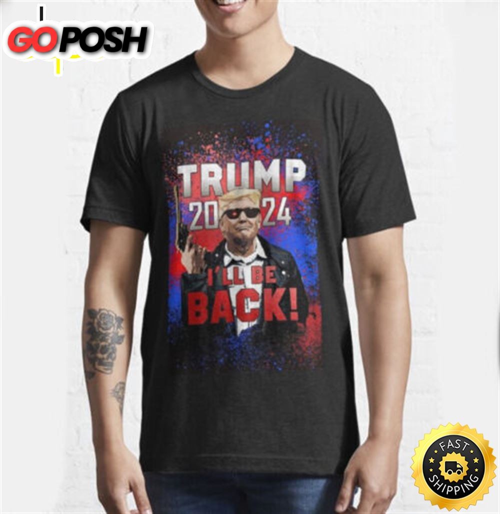 Free Trump 2025 Trump Will Be Back Make America Great Again T-shirt