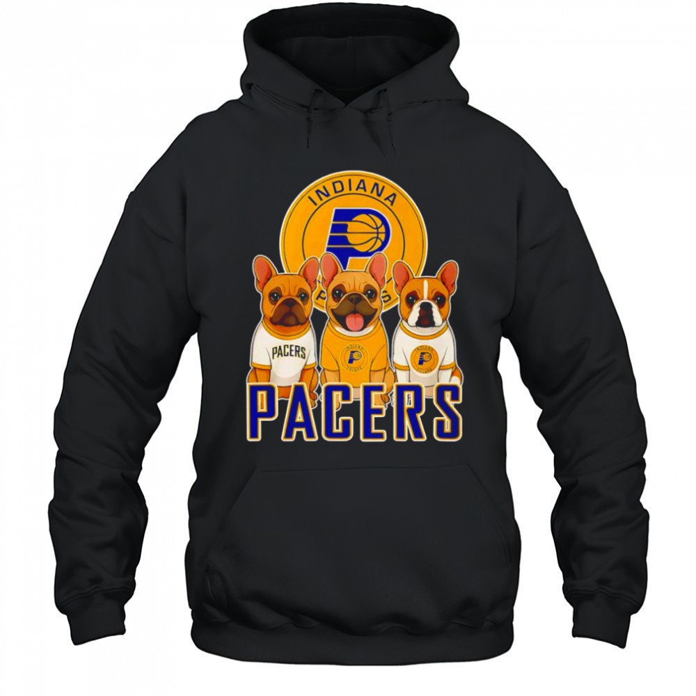French Bulldogs Indiana Pacers shirt